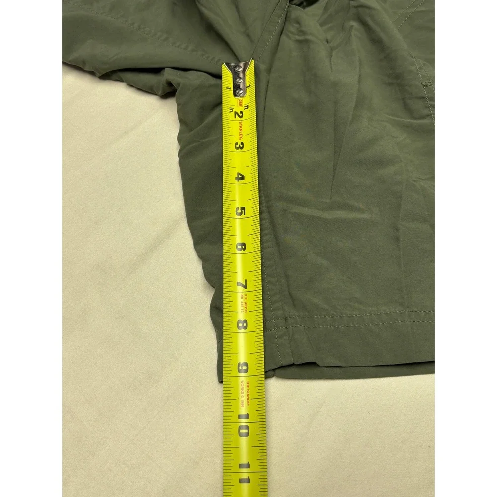 Mountain Hardwear Canyon Shorts Mens 34 Green Hiking Outdoor Belted Nylon UPF 50